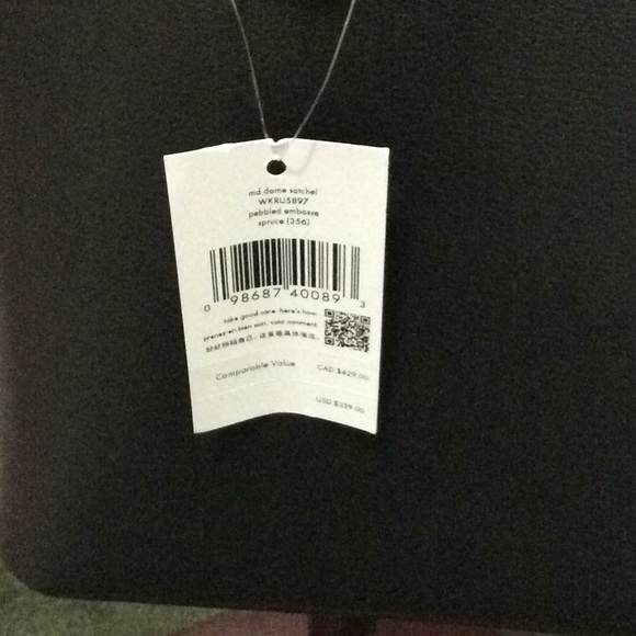 Kate Spade Medium Dome Satchel Spruce Green Bag - Picture 4 of 7